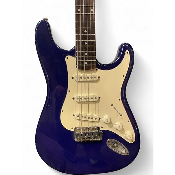 Used Silvertone SS11 Blue Solid Body Electric Guitar