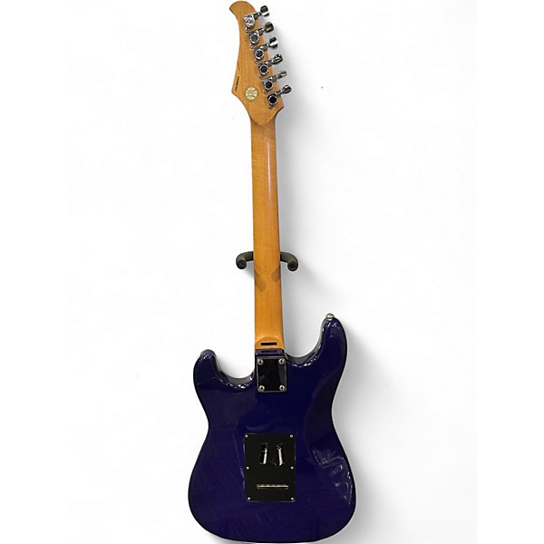 Used Silvertone SS11 Blue Solid Body Electric Guitar