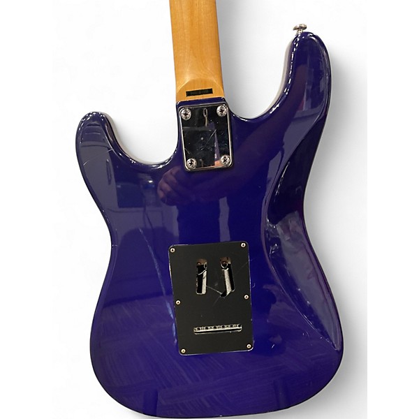 Used Silvertone SS11 Blue Solid Body Electric Guitar