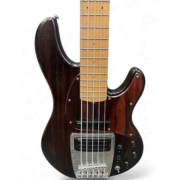 Used Ibanez ATK805E 5 String Natural Electric Bass Guitar