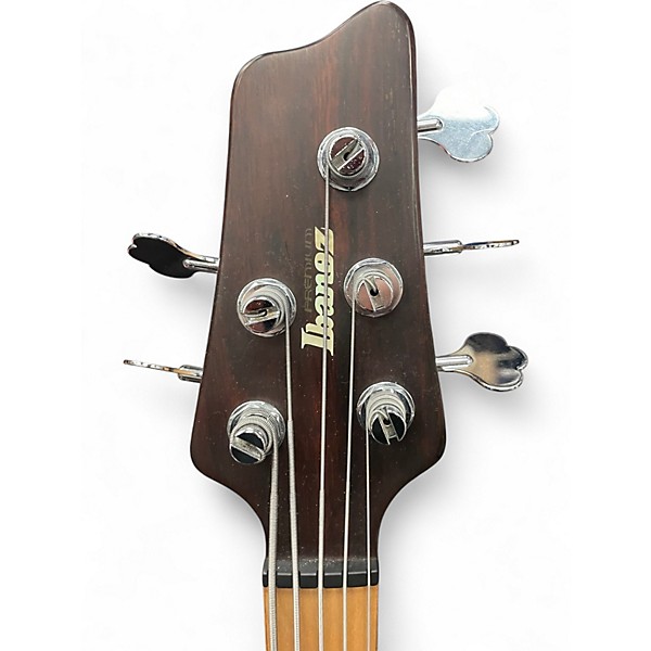 Used Ibanez ATK805E 5 String Natural Electric Bass Guitar