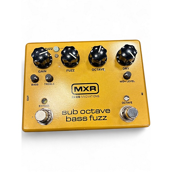 Used MXR SUB OCTAVE BASS FUZZ Effect Pedal