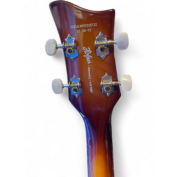 Used Hofner HIBBSBO1 Violin 2 Tone Sunburst Electric Bass Guitar