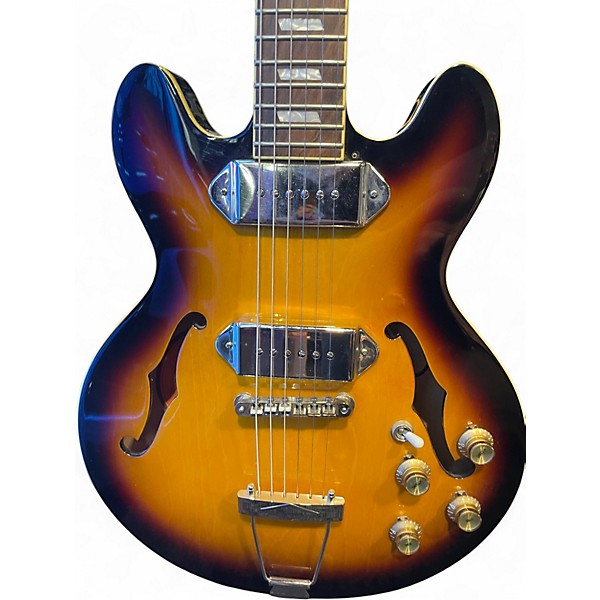 Used Epiphone Casino Coupe 2 Tone Sunburst Hollow Body Electric Guitar