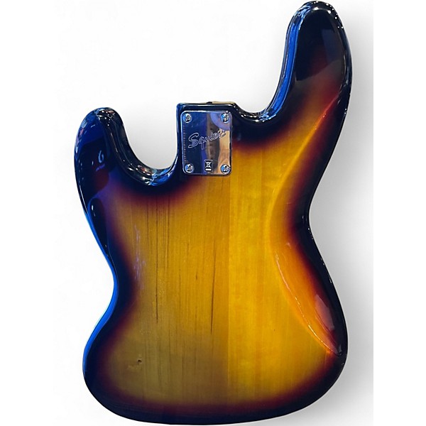 Used Squier Affinity Jazz Bass 2 Tone Sunburst Electric Bass Guitar