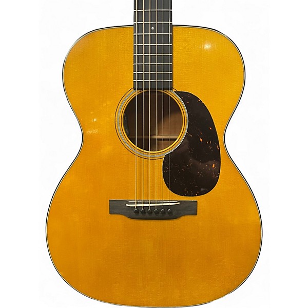 Used 2023 Martin 000-18 Custom Authentic 1937 Stage 1 Aging Natural Acoustic Electric Guitar