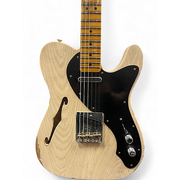 Used 2022 Fender Custom Shop LTD Nocaster Thinline White Blonde Hollow Body Electric Guitar