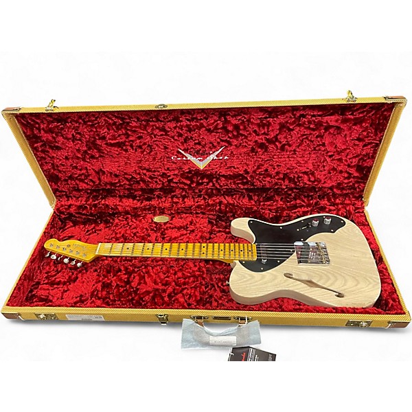 Used 2022 Fender Custom Shop LTD Nocaster Thinline White Blonde Hollow Body Electric Guitar