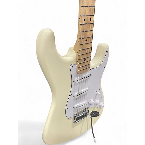 Used Squier Standard Stratocaster White Solid Body Electric Guitar