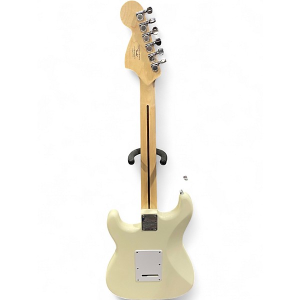 Used Squier Standard Stratocaster White Solid Body Electric Guitar