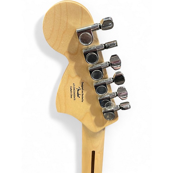 Used Squier Standard Stratocaster White Solid Body Electric Guitar