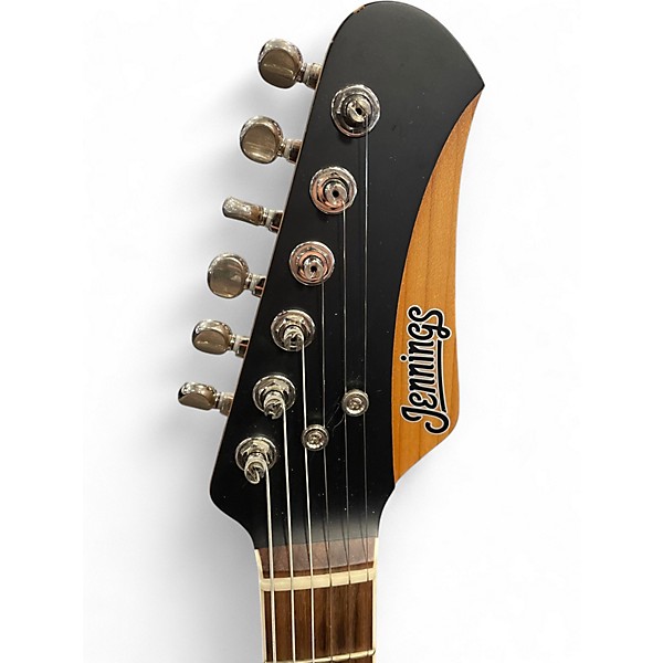 Used JENNINGS VOYAGER DELUXE Black Hollow Body Electric Guitar