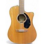 Used Fender CD60SCE Natural Acoustic Electric Guitar