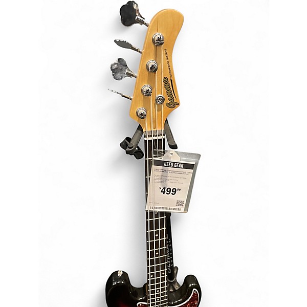 Used Gamma Custom Bass Guitars Custom Shop Sunburst Electric Bass Guitar