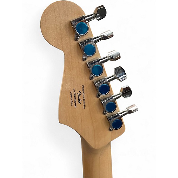 Used Squier Debut Collection™ Stratocaster Black and White Solid Body Electric Guitar