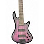 Used Schecter Guitar Research Stiletto Studio 5 String Purple Electric Bass Guitar