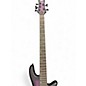 Used Schecter Guitar Research Stiletto Studio 5 String Purple Electric Bass Guitar