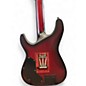 Used Schecter Guitar Research C-1 Platinum FR S SATIN CRIMSON RED BURST Solid Body Electric Guitar