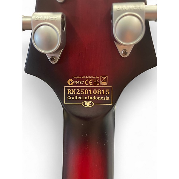 Used Schecter Guitar Research C-1 Platinum FR S SATIN CRIMSON RED BURST Solid Body Electric Guitar