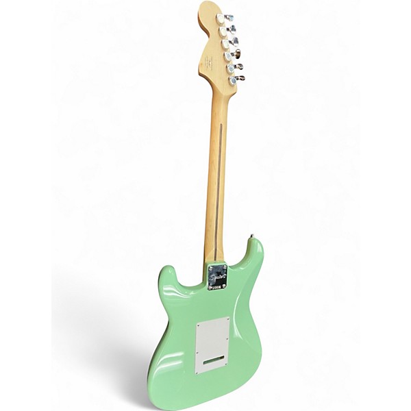 Used Squier Affinity Stratocaster Surf Green Solid Body Electric Guitar