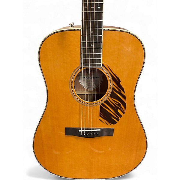 Used Fender PD220E PARAMOUNT Natural Acoustic Electric Guitar