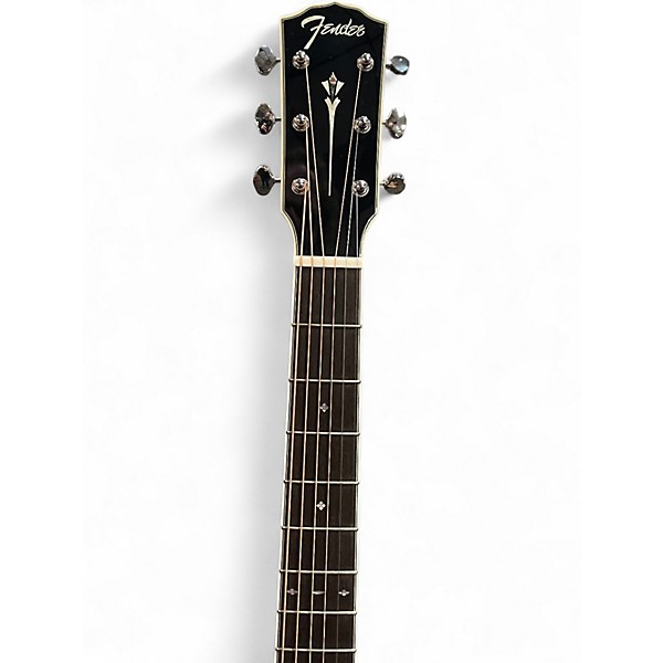 Used Fender PD220E PARAMOUNT Natural Acoustic Electric Guitar