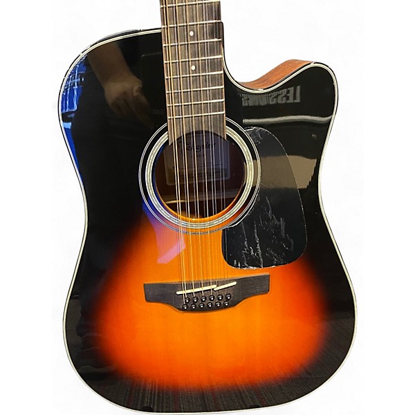 Used Takamine GC30CE-12 2 Color Sunburst 12 String Acoustic Electric Guitar