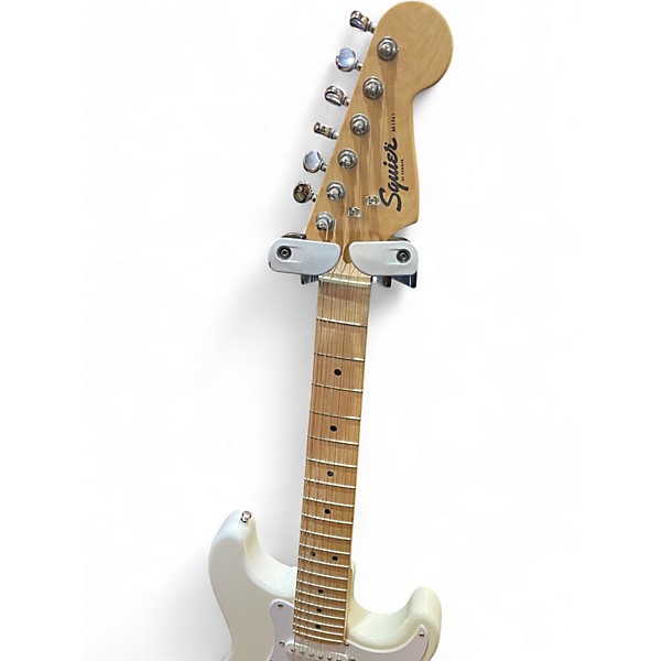 Used Squier Mini Affinity Stratocaster White Electric Guitar