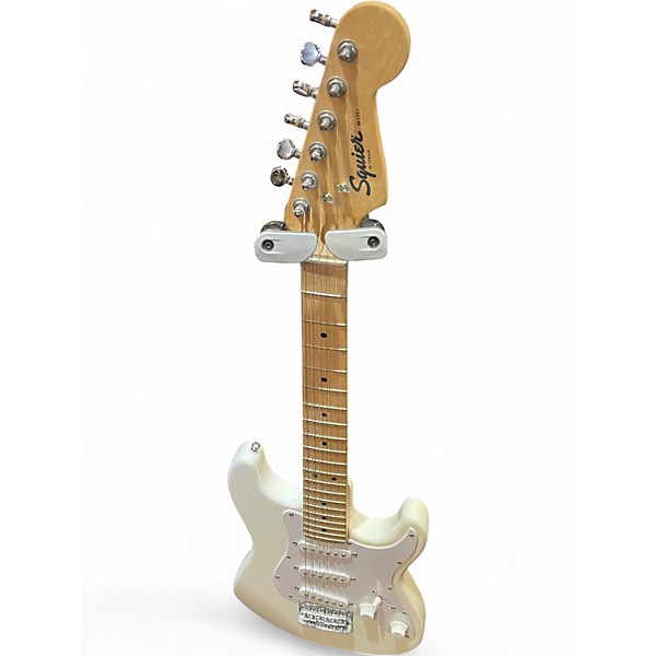 Used Squier Mini Affinity Stratocaster White Electric Guitar