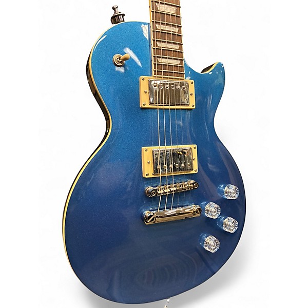 Used Epiphone Les Paul Muse blue sparkle Solid Body Electric Guitar