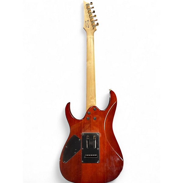 Used Ibanez Grg220pa Trans Purplev Burst Solid Body Electric Guitar