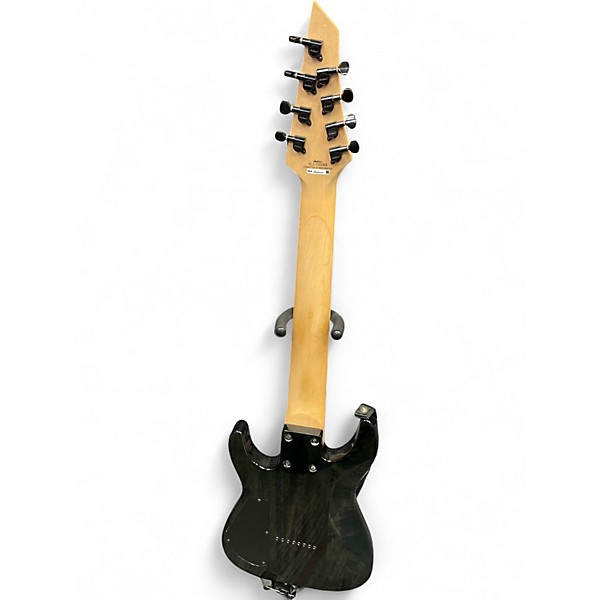 Used 2020s Jackson JS32-8 Dinky DKA 8 String Trans Black Solid Body Electric Guitar