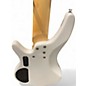 Used Glarry  GIB 6 STRING  WHITE Electric Bass Guitar