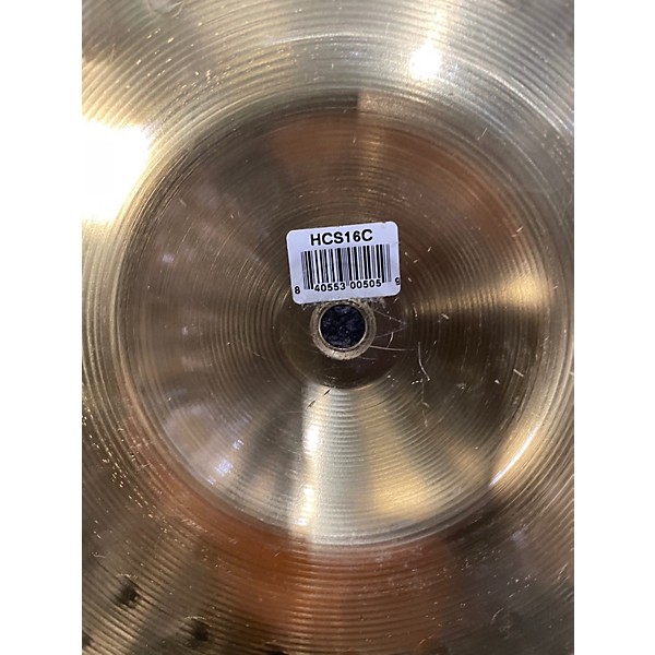 Used MEINL 16in HCS Crash Cymbal