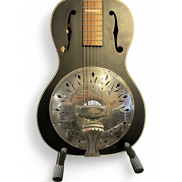 Used Recording King RPH-R2 Black Resonator Guitar