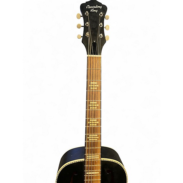 Used Recording King RPH-R2 Black Resonator Guitar
