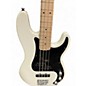 Used Squier Precision Bass WHITE Electric Bass Guitar