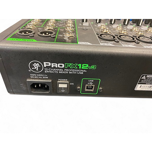Used Mackie PROFX12V3 Unpowered Mixer