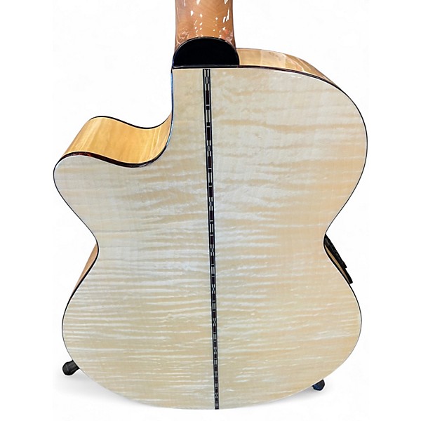 Used 2000s Dean zen LE Natural Acoustic Electric Guitar