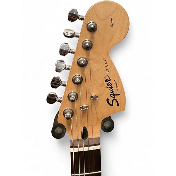Used Squier Affinity Stratocaster Black Solid Body Electric Guitar
