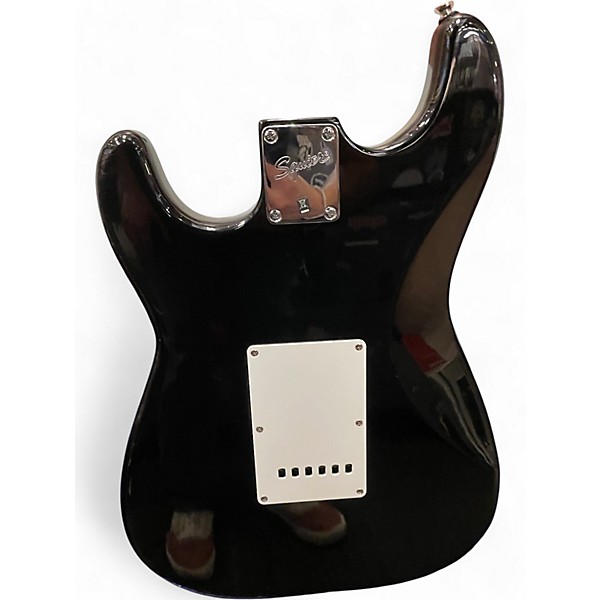 Used Squier Affinity Stratocaster Black Solid Body Electric Guitar
