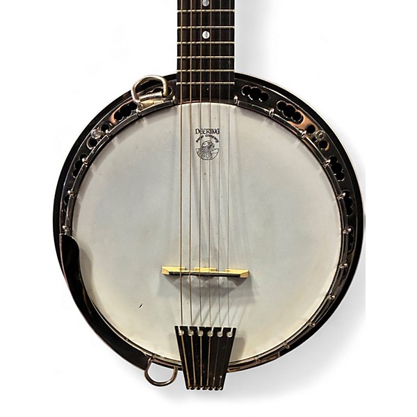 Used Deering DELUXE SIX Natural Banjo