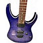 Used Ibanez RG421QM BLUE BURST Solid Body Electric Guitar