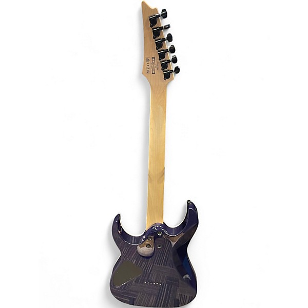 Used Ibanez RG421QM BLUE BURST Solid Body Electric Guitar