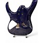 Used Ibanez RG421QM BLUE BURST Solid Body Electric Guitar