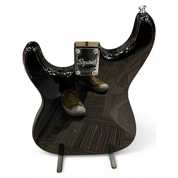 Used Squier SONIC STRATOCASTER BLACK Solid Body Electric Guitar