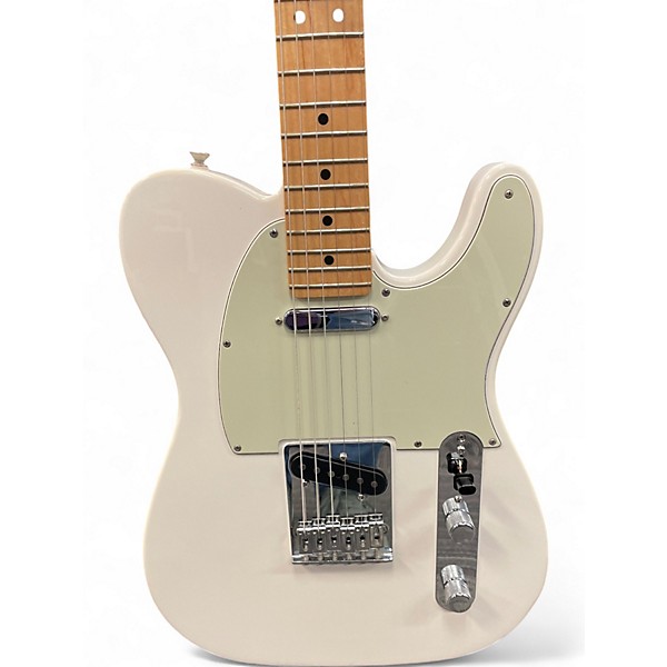 Used 2021 Fender Player Telecaster Polar White Solid Body Electric Guitar