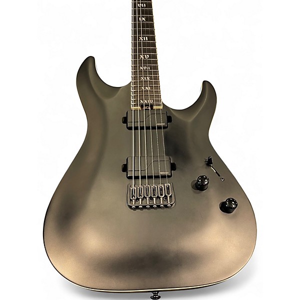 Used Schecter Guitar Research C1 SLS HT Evil Twin Black Solid Body Electric Guitar