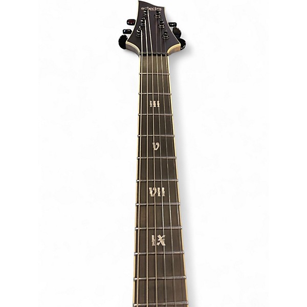 Used Schecter Guitar Research C1 SLS HT Evil Twin Black Solid Body Electric Guitar