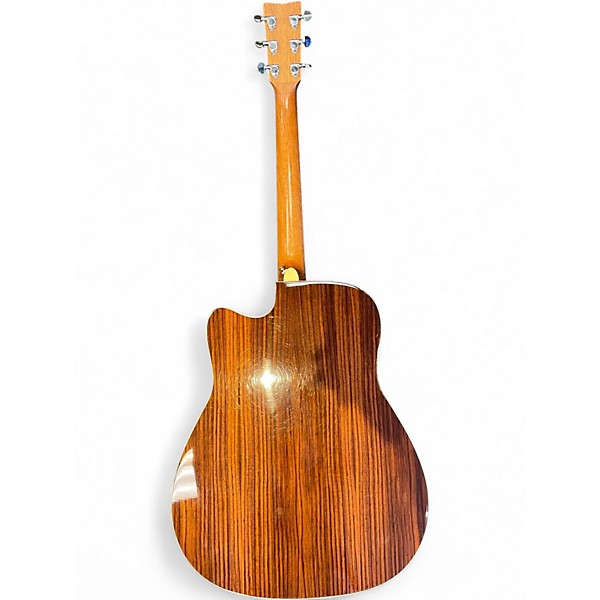 Used Yamaha FGX730SC Natural Acoustic Electric Guitar